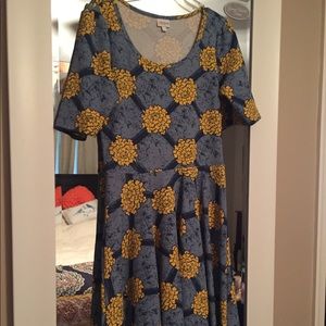 Lularoe floral Nicole dress